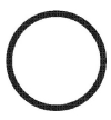 Dci #2202 - O-Ring for Adaptor, Buna-n - (.250 x .032) (Pkg-12 ea)