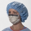 FluidShield Procedure Mask with Eye Shield - Level 3 - Orange (25/Box)