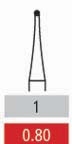 Surgical Burs - 1 Round FG - 10 Pack
