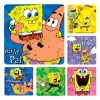 Stickers - SpongeBob Asst 2.5x2.5  (100pk) WILL SHIP MID FEBRUARY