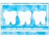Recall Card -  Dental Checkup Postcard 4-Up (200)