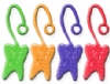 Toys - Neon Sticky Tooth Assorted (36)