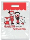 Bags - 2 Color Share Smile Small 7.5x9 (100)