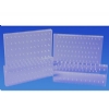 Bur Blocks With Boxes - Clear Plexiglass - 36 Hole